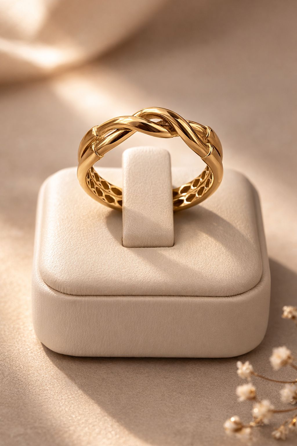 AMELLIE Twist Gold Ring-